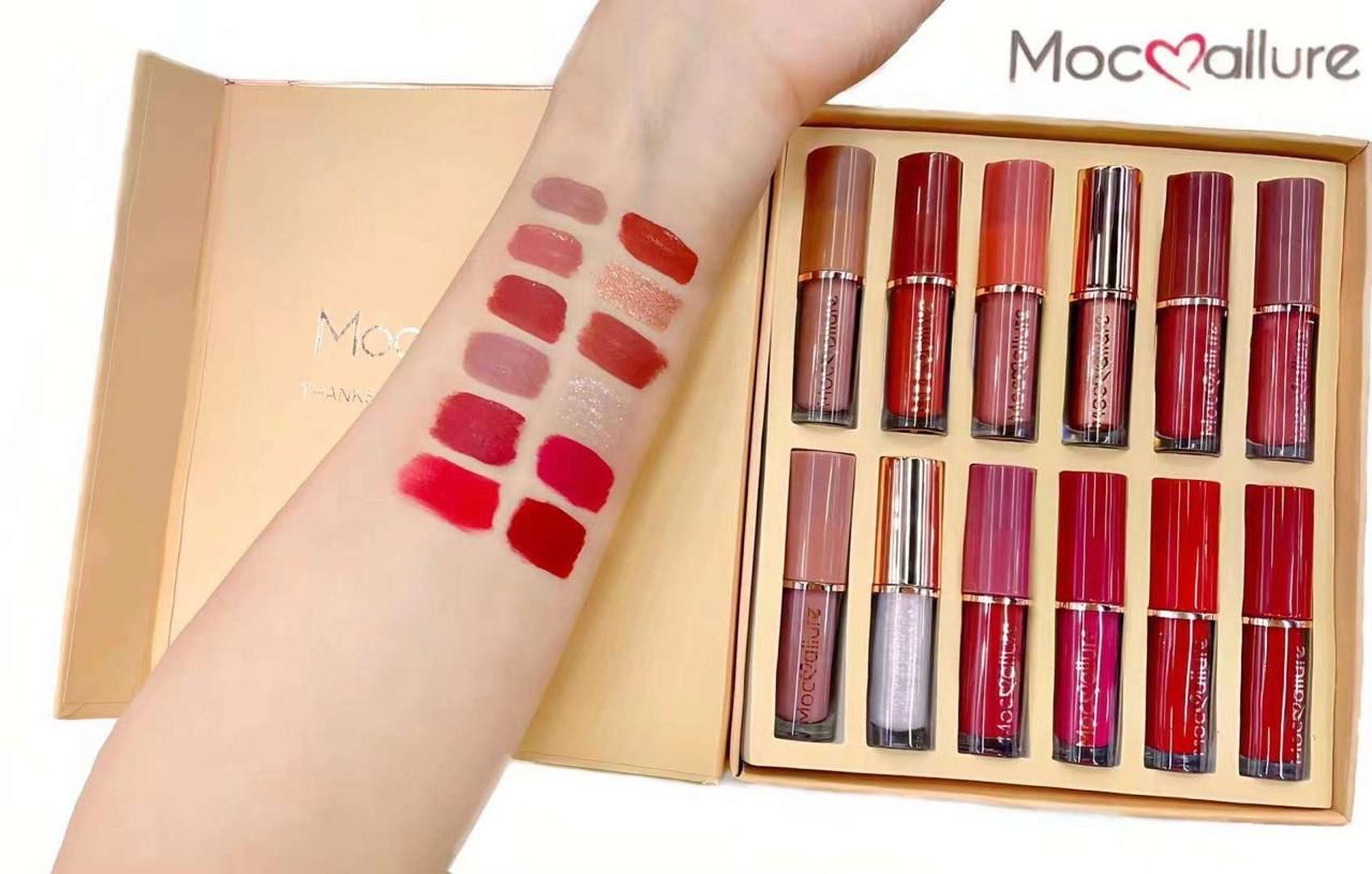 12 pcs Mocallure Lip Gloss