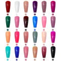 576 Artificial Nails Box - 24 ColorFul Reusable Fake Full Cover Nail Set - Acrylic Fancy French American